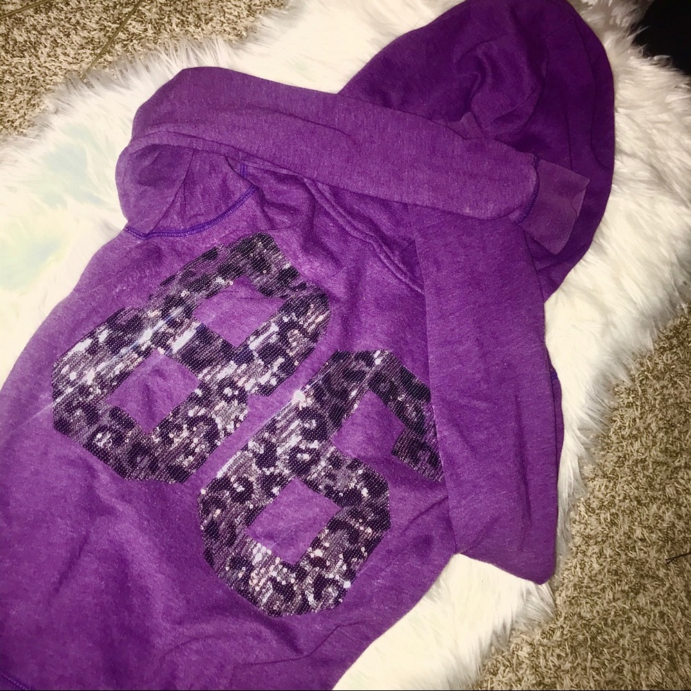 VS PINK SEQUIN BLING SWEATSHIRT